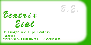beatrix eipl business card